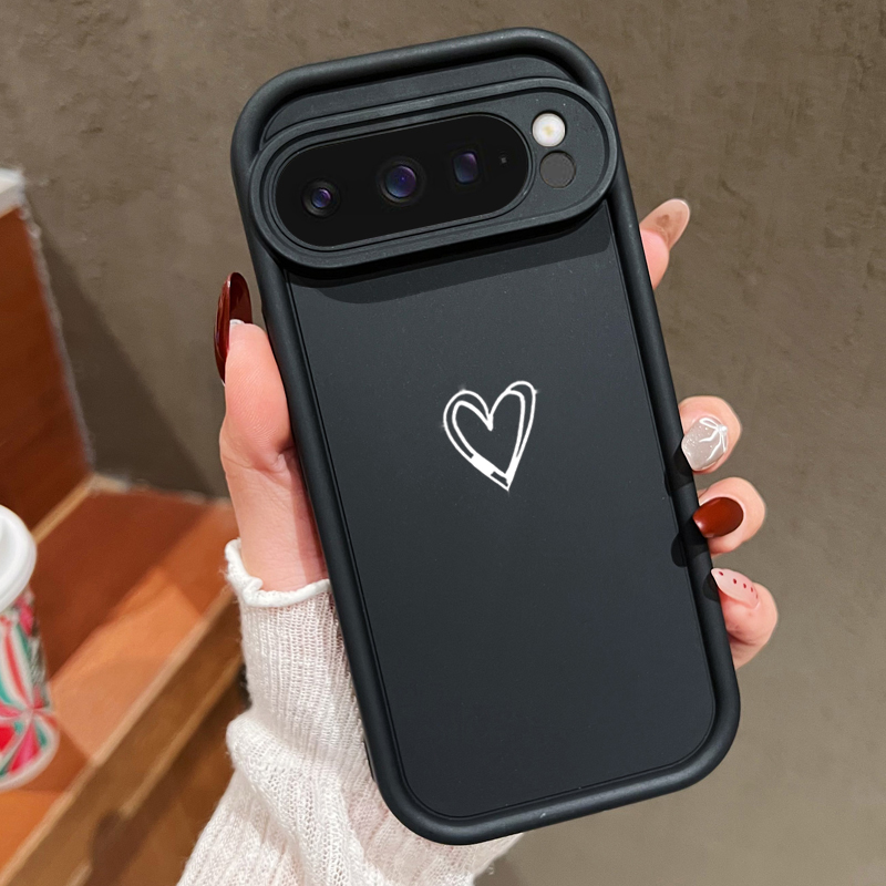 Google Pixel 9 - Мягкий чехол с простым узором «Любовь»